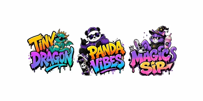 Urban Cartoon Graffiti Logo Fun generated by undefined