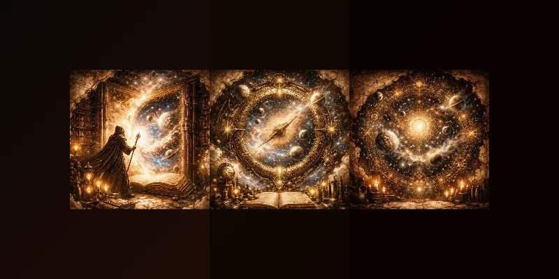 Cosmic Manuscript Art generated by undefined