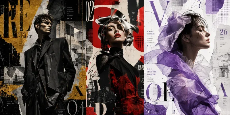 Fashion Campaign Collage Creators generated by undefined