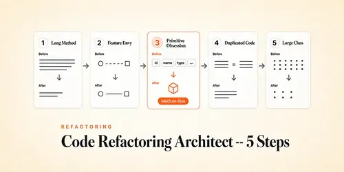 Code Refactoring Architect 5 Steps generated by gpt