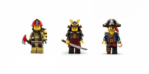 Premium Toy Brick Characters generated by chatgpt-image
