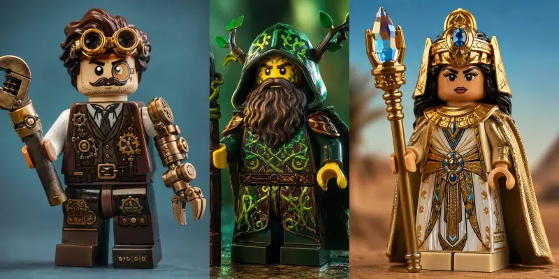 Cinematic Minifigure Portrait Collections generated by undefined