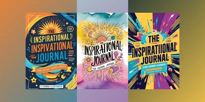 Vibrant Motivational Journal Covers generated by undefined