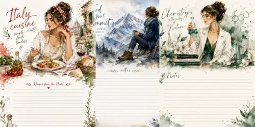 Journal Page Generator generated by chatgpt-image