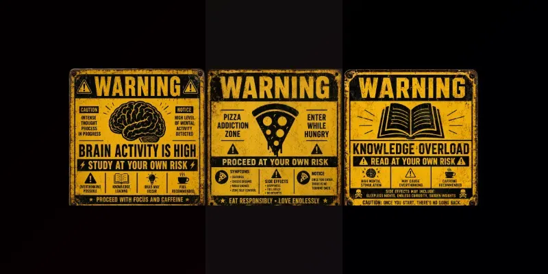 Vintage Warning Sign Posters generated by undefined