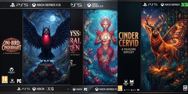 Modern Folklore Game Covers generated by undefined