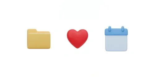 3D Soft Icons generated by gemini-image