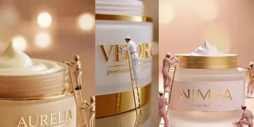 Mini Workers Skincare Ad Videos generated by sora