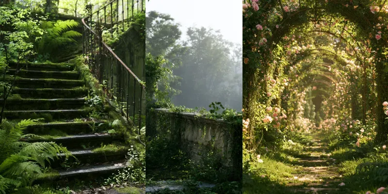 Abandoned Garden Art Generator generated by undefined
