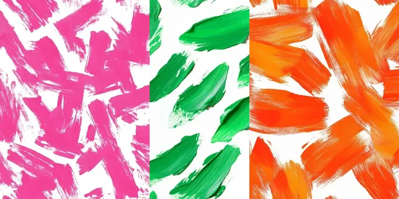 Seamless Patterns Of Paint Strokes generated by undefined