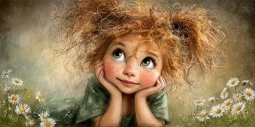 Whimsical Childrens Storybook Art Pages generated by midjourney