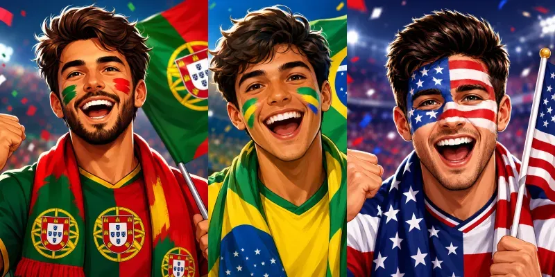 Football Fan Avatar Generator By Country generated by undefined