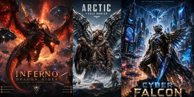 Epic Tv Universe Collage Posters generated by undefined