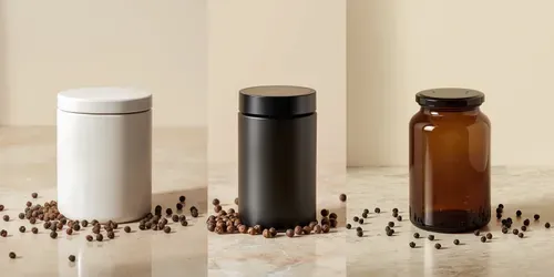 Luxury Spice Jars Packaging Mockups generated by leonardo