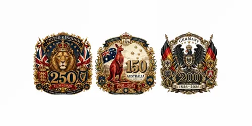 250 Years Legacy Emblem Collection Sets generated by chatgpt-image