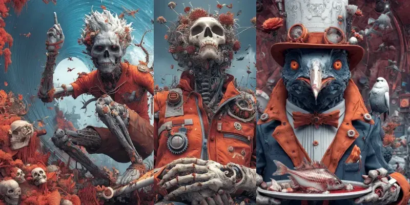 Dark Whimsical Metamorphoses generated by undefined