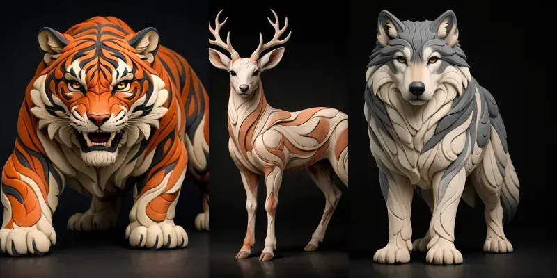 Surreal Sculpted 3D Creature Generator generated by undefined