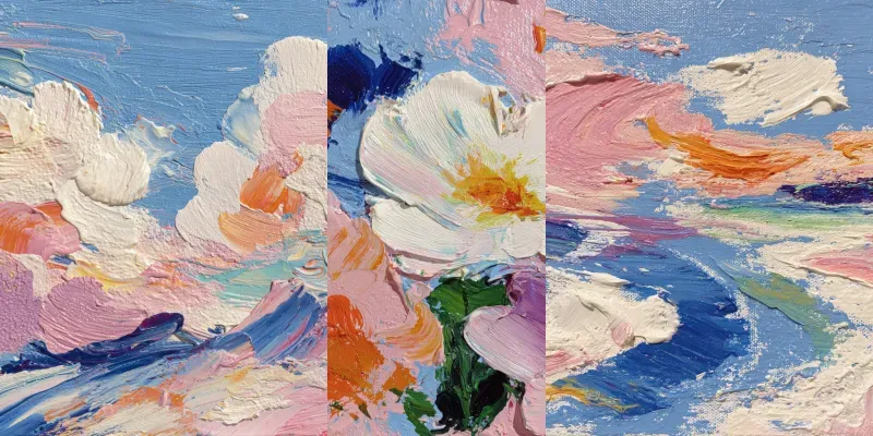 Impasto Pastel Wave Motions generated by undefined