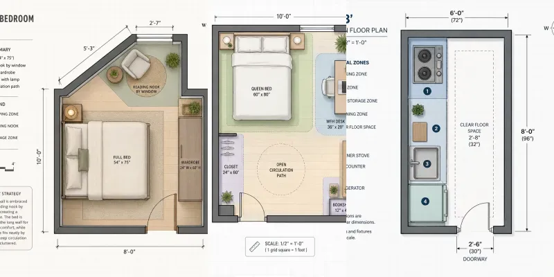 Small Apartment Floor Plan Designers generated by undefined