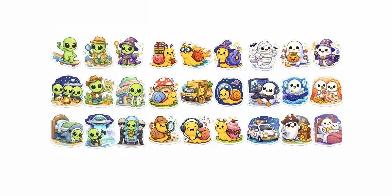 Emoji To Printable Sticker Sheets generated by undefined