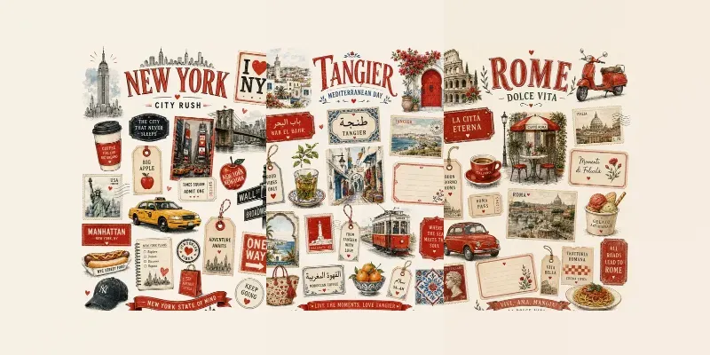 Modern City Ephemera generated by undefined
