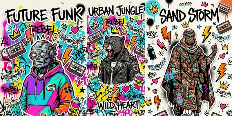 Edgy Streetwear Brand Graphic Pods generated by undefined