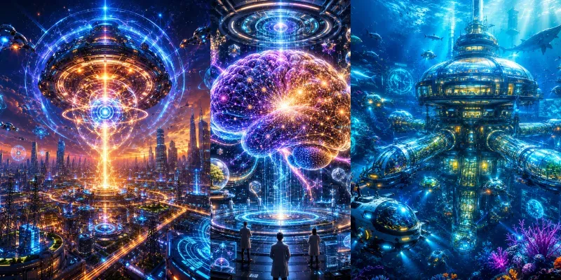 Futuristic Innovation Worlds generated by undefined