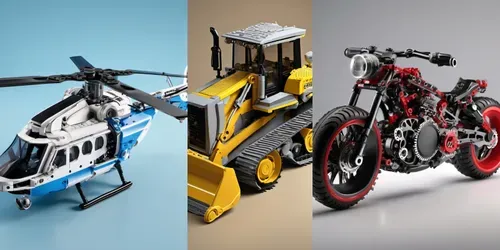 Lego Technics Machines Collections generated by stable-diffusion