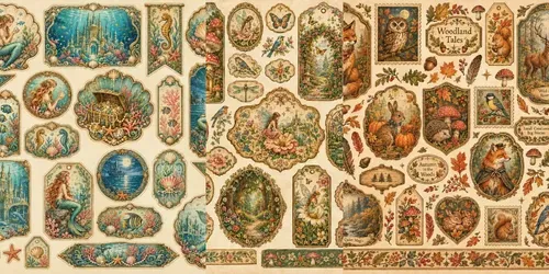 Vintage Fairy Ephemera Magics generated by chatgpt-image