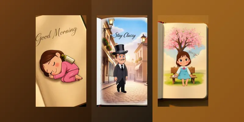 Real Hand 2D Animation Scenes generated by undefined