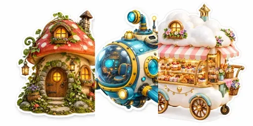 Premium Chibi Sticker Studios generated by chatgpt-image
