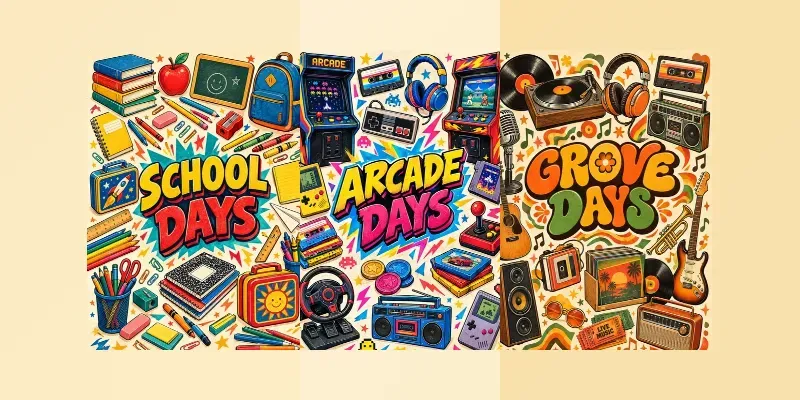 Retro Nostalgia Collage Masters generated by undefined