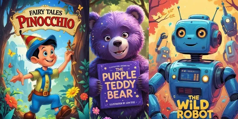 Book Cover Illustrators For Kids generated by undefined