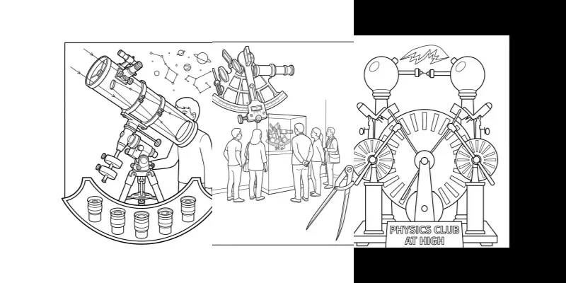 Scientific Instrument Coloring Pages generated by undefined