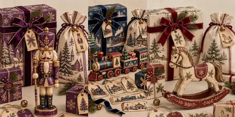 Christmas Wooden Gift Ephemera