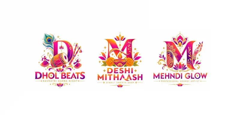 Viral Gradient Startup Logos 4in1 Packs