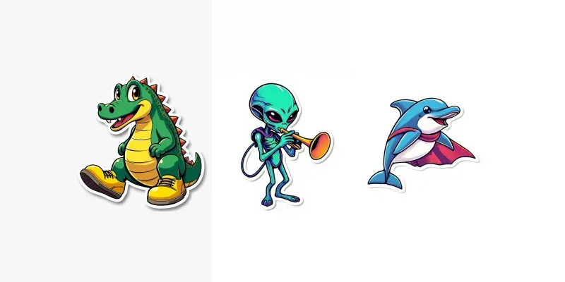 Sticker Creator Characters And Accessories generated by undefined