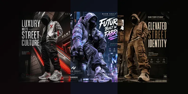 Luxury Streetwear Ads generated by undefined