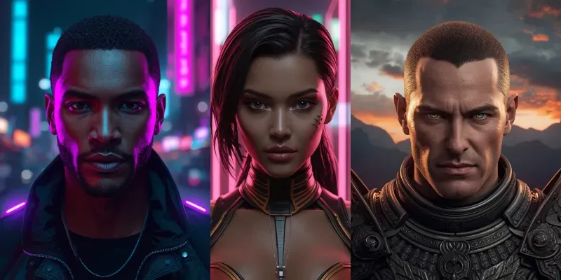 Hyperrealistic Avatars generated by undefined