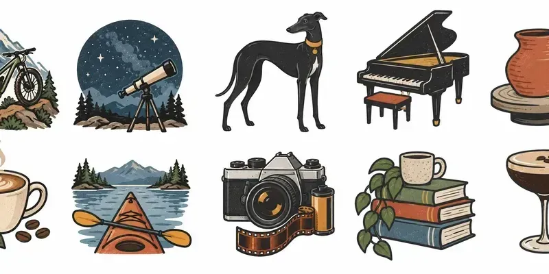 Your Lives In 6 Icons generated by undefined