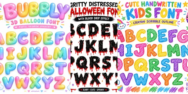Font Generator Custom Type Pack