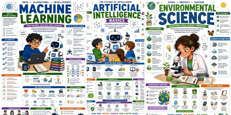 Steam Learning Infographic Kits generated by undefined