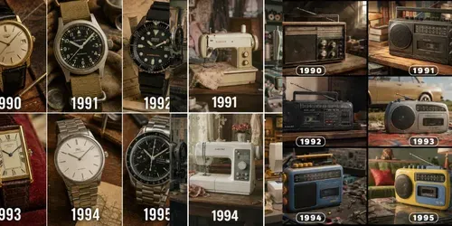 Vintage Evolution Grids generated by chatgpt-image