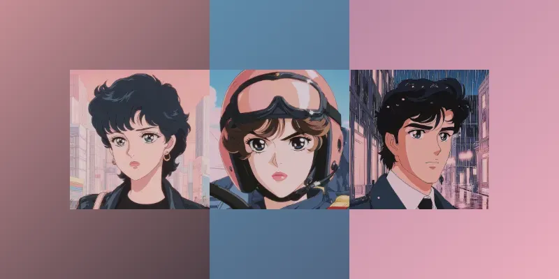 Classic 90s Anime Screenshots generated by undefined