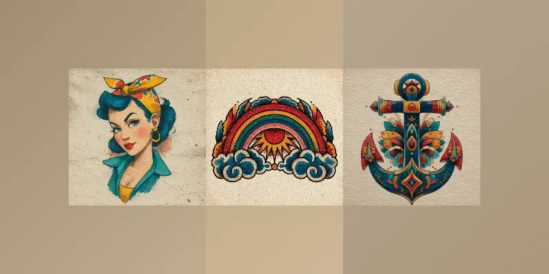 Traditional Tattoo Art generated by undefined