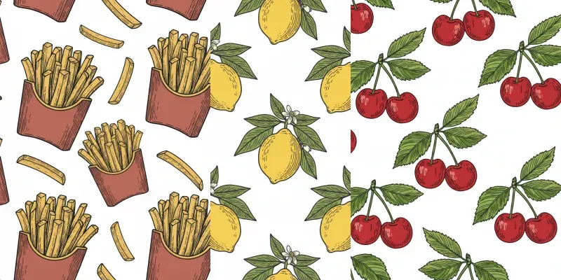 Vintage Engraving Seamless Patterns generated by undefined