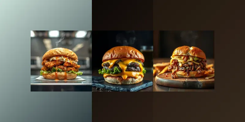 Gourmet Burger Craft Sandwich Heroes generated by undefined