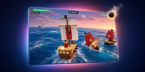 3D Pirate Seas Roguelite Game Builder generated by claude-agent