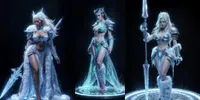Arctic Dominion Huntress Videos grok-video prompt mini thumbnail