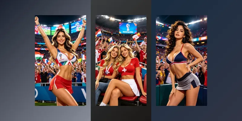 World Cup 2026 Fan Girls generated by undefined